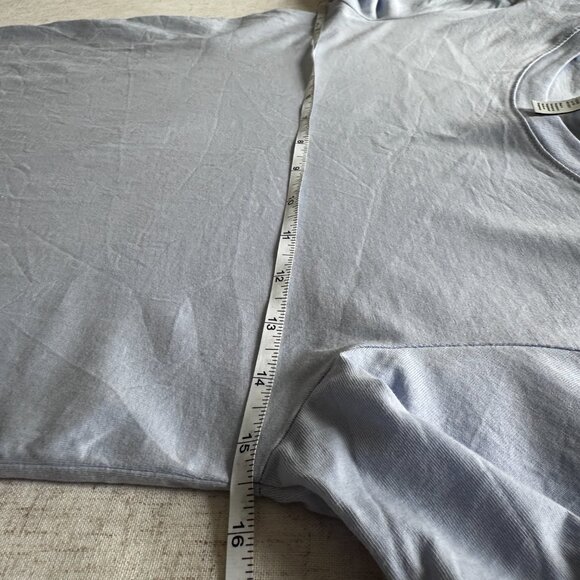 COS Regular Fit Cotton T-Shirt Light Blue XXS - Picture 6 of 7